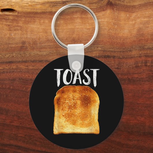 Toast Costume Halloween Funny Bread Lover Christma Sleutelhanger (Voorkant)