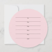 Toast de Bride Bachelorette Party Kaart (Achterkant)