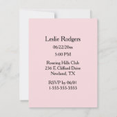 Toast de Bride Bachelorette Party Kaart (Achterkant)