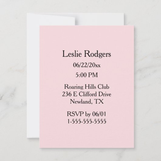 Toast de Bride Bachelorette Party Kaart (Achterkant)