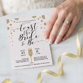 Toast de bride | Vrijgezellenfeest Champagne Bubbl Kaart