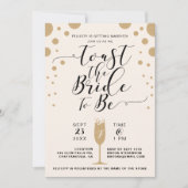 Toast de bride | Vrijgezellenfeest Champagne Bubbl Kaart (Voorkant)