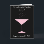 TOAST DOCHTER 21E VERJAARDAG KAART<br><div class="desc">KAN WORDEN GEPERSONALISEERD.</div>