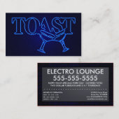 toast : elektrolounge visitekaartje (Voorkant / Achterkant)