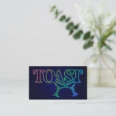 toast : elektrolounge visitekaartje (Staand voorkant)