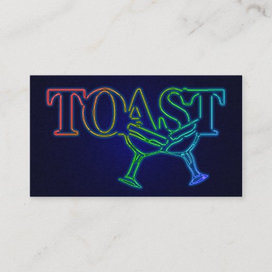toast : elektrolounge visitekaartje (Voorkant)