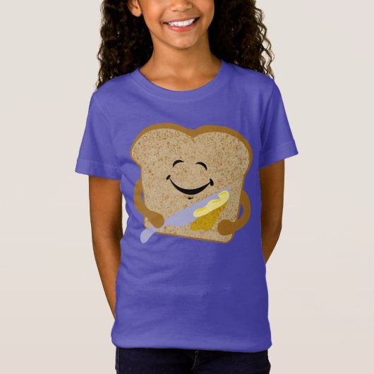 Toast en boter t-shirt (Voorkant)