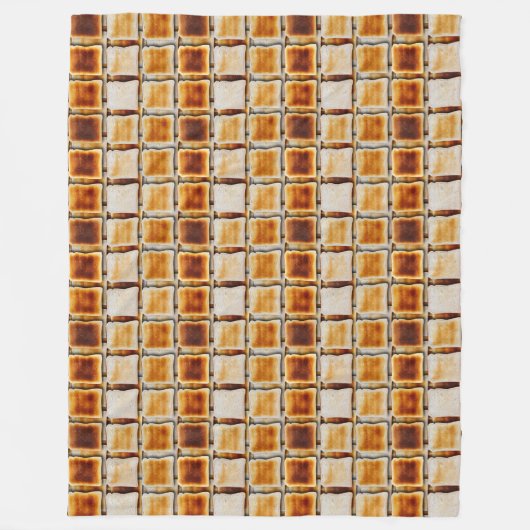 Toast en meer Toast Fleece Deken (Voorkant)