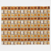 Toast en meer Toast Fleece Deken (Voorkant (Horizontaal))