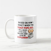 Toast Explosion Funny Mug Koffiemok (Links)