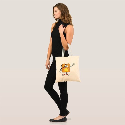 Toast Face-Canvas tas