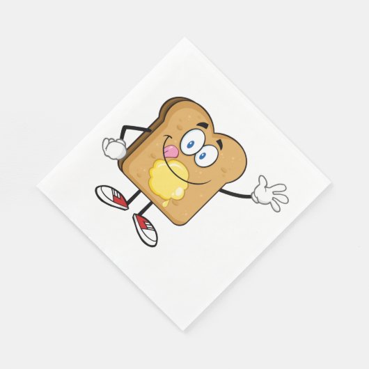 Toast Face Paper Napkins Servet (Hoek)