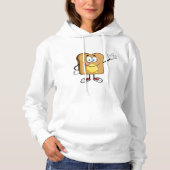 Toast Face Womens Hoodie (Voorkant)