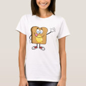 Toast Face Womens T-Shirt (Voorkant)