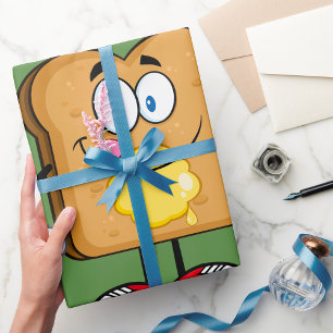 Toast Gezicht Wrapping Papier