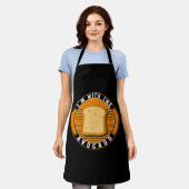 Toast Halloween Costume Shirt, ik ben bij de Schort (Gedragen)