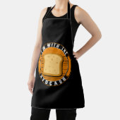 Toast Halloween Costume Shirt, ik ben bij de Schort (Insitu)