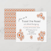 Toast het zuiderfeest van de Gematigde Thanksgivin Kaart (Voorkant / Achterkant)