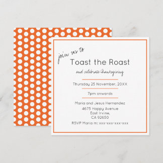 Toast het zuiderfeest van de Gematigde Thanksgivin Kaart