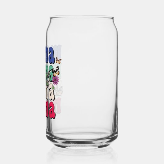 Toast in stijl: Moederdag Glass kan Blikvorm Glas (Links)