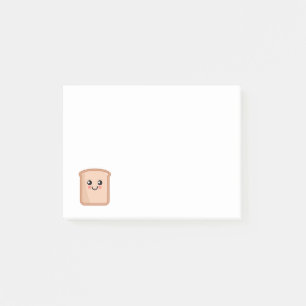 Toast Kawaii Food Art Post-it® Notes