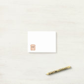 Toast Kawaii Food Art Post-it® Notes (Op bureau)