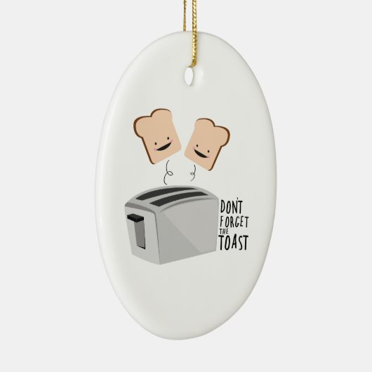 Toast Keramisch Ornament (Rechts)