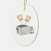 Toast Keramisch Ornament (Links)