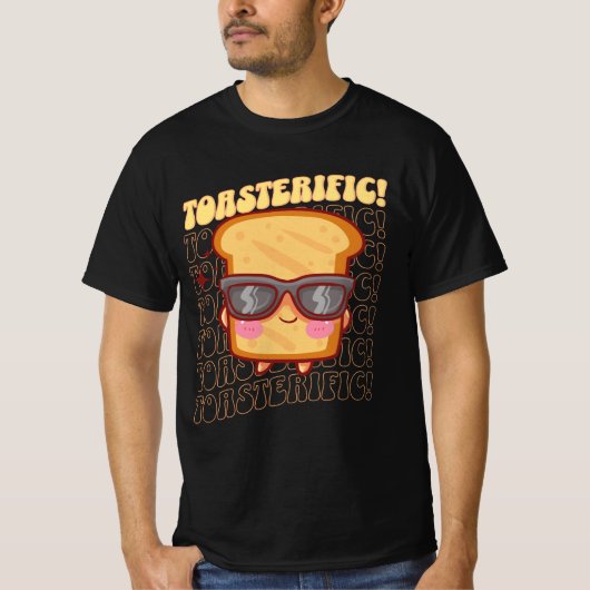 Toast, koele toast, geweldige toast t-shirt (Voorkant)