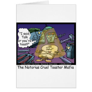 Toast Mafia Funny Offbeat Cartoon Gifts & T - shir