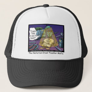 Toast Mafia Grappige Offbeat Cartoon Cadeaus & T-s Trucker Pet