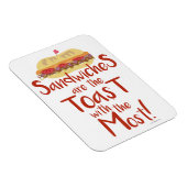Toast met Most Funny Sandwich Magneet (Rechterzijde)