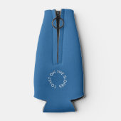 Toast On The Slopes Après Ski Club Hemelblauw  Flesjeskoeler (Achterkant)