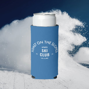 Toast On The Slopes Après Ski Club Hemelblauw Seltzer Blikjeskoeler