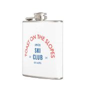 Toast On The Slopes Après Ski Club Rood & Blauw Heupfles (Links)