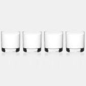 Toast op de beste vader! whisky glas (Voorkant)