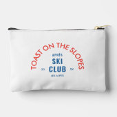 Toast op de pistes après skiclub rood & blauw etui (Achterkant)