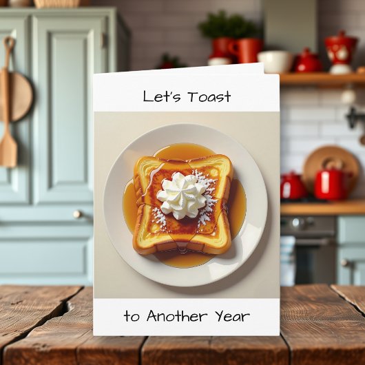 Toast op een ander jaar | Gelukkig Jubileum Kaart