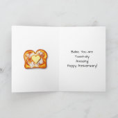 Toast op een ander jaar | Gelukkig Jubileum Kaart (Binnen)