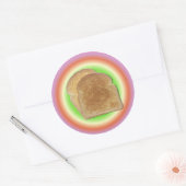 Toast op een Borden Sticker (Envelop)