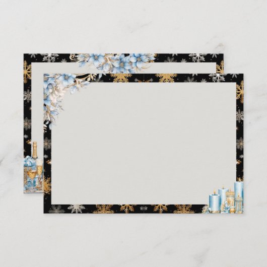 Toast op Midnight Blank Recept Kaart (Voorkant / Achterkant)