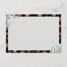 Toast op Midnight Blank Recept Kaart