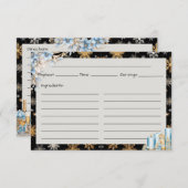 Toast op Midnight Recept Kaart (Voorkant / Achterkant)