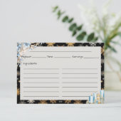 Toast op Midnight Recept Kaart (Staand voorkant)