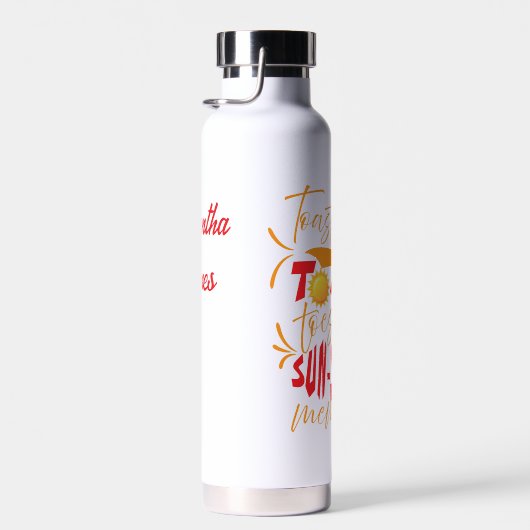 Toast op toasty tenen en waterfles (Rechts)