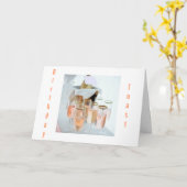 TOAST OP "VRIENDSCHAP" EN "JE VERJAARDAG" KAART (Gele Bloem)