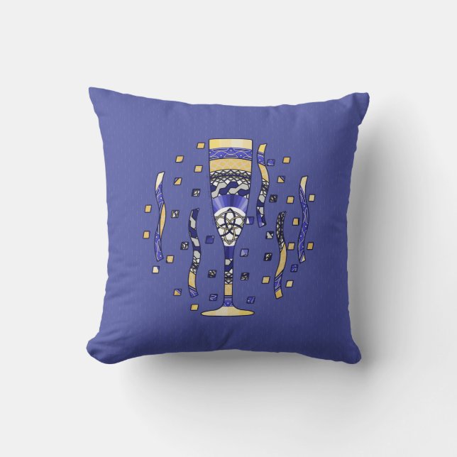 Toast Pillow van het nieuwe jaar Kussen (Voorkant)