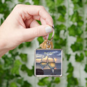 Toast-Premium Square Sleutelhanger (Hand)