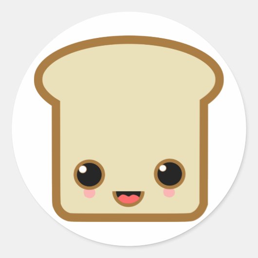 toast ronde sticker (Voorkant)