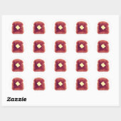 Toast! Ronde Sticker (Vel)